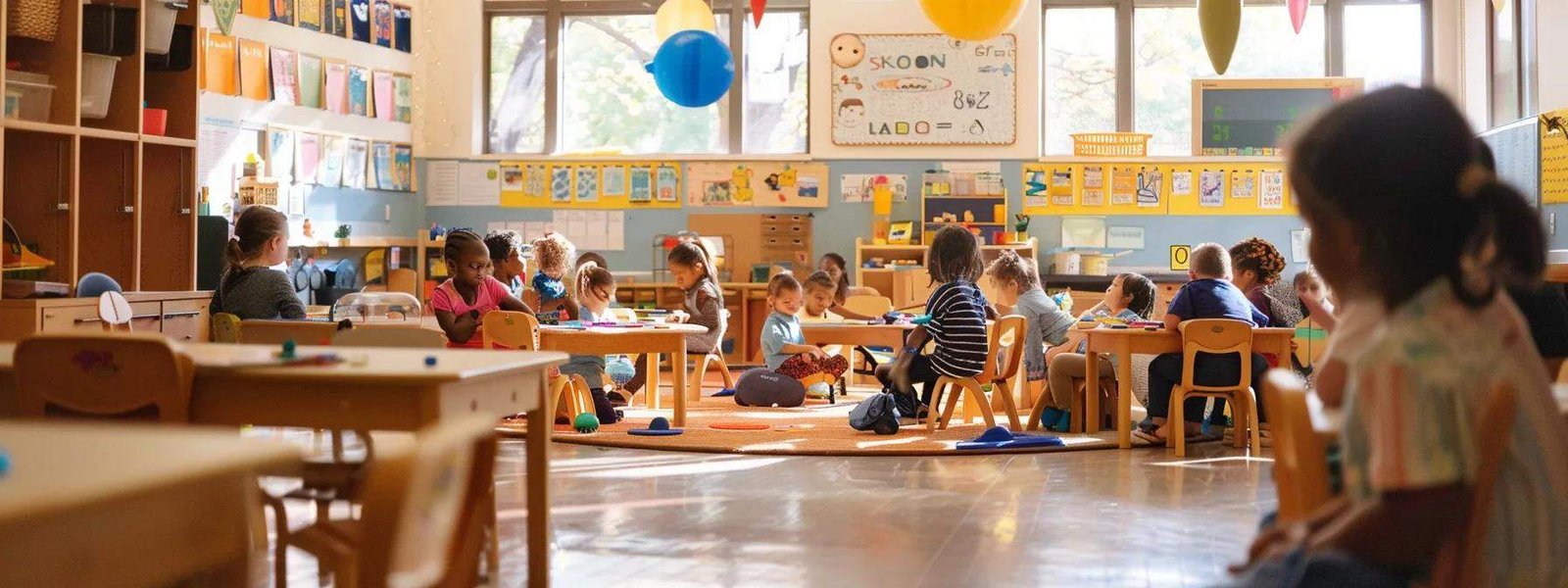 a vibrant, engaging classroom scene in toronto showcases a diverse group of professionals collaborating over a child's learning activities, emphasising the teamwork essential in delivering aba therapy and creating a supportive educational environment. a vibrant, engaging classroom scene in toronto showcases a diverse group of professionals collaborating over a child's learning activities, emphasising the teamwork essential in delivering aba therapy and creating a supportive educational environment.