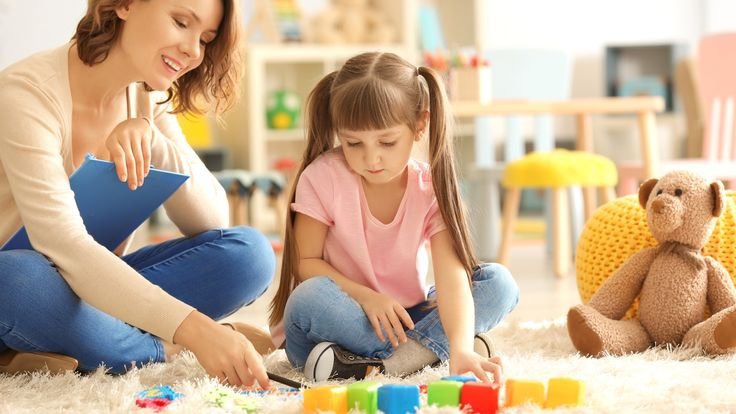 Applied Behavior Analysis therapy session for a child with autism in Calgary