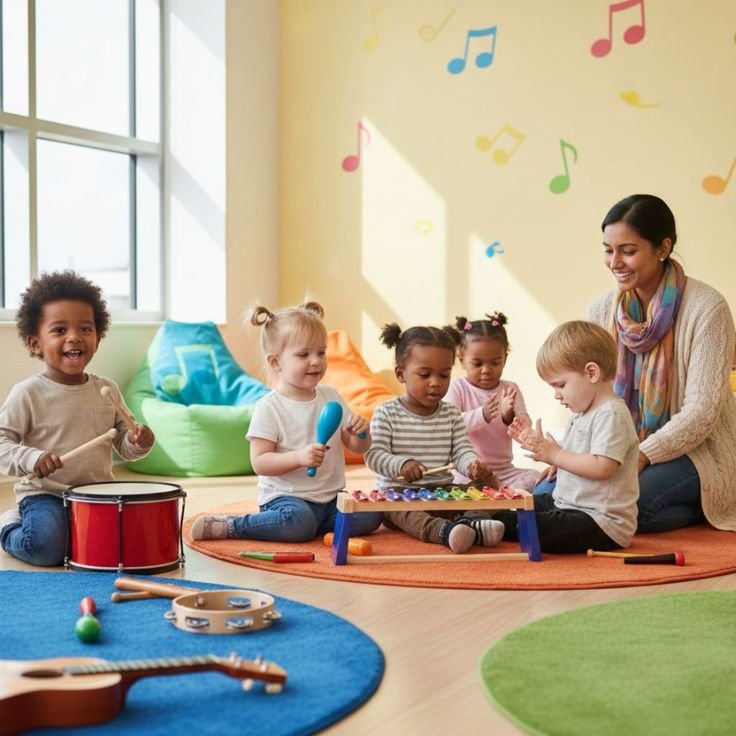 ABA therapist working with child in London